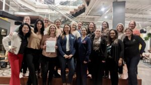 JLLV members with CSC representative, Gillian Sharkey, at our most recent GMM